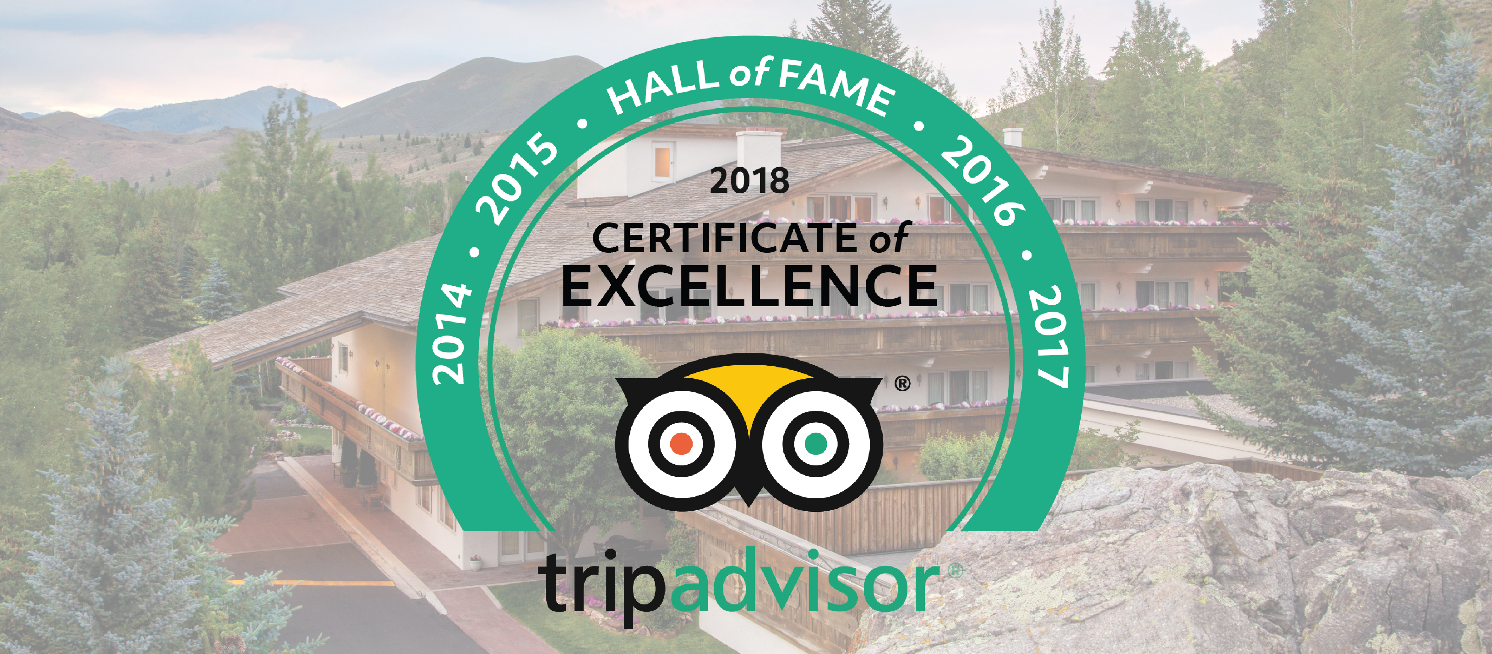 Trip Advisor 2018 Certificate of Excellence